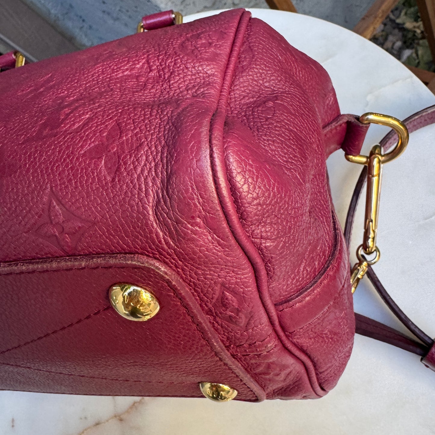 Louis Vuitton Empreinte Leather Speedy 25 Bandouliere