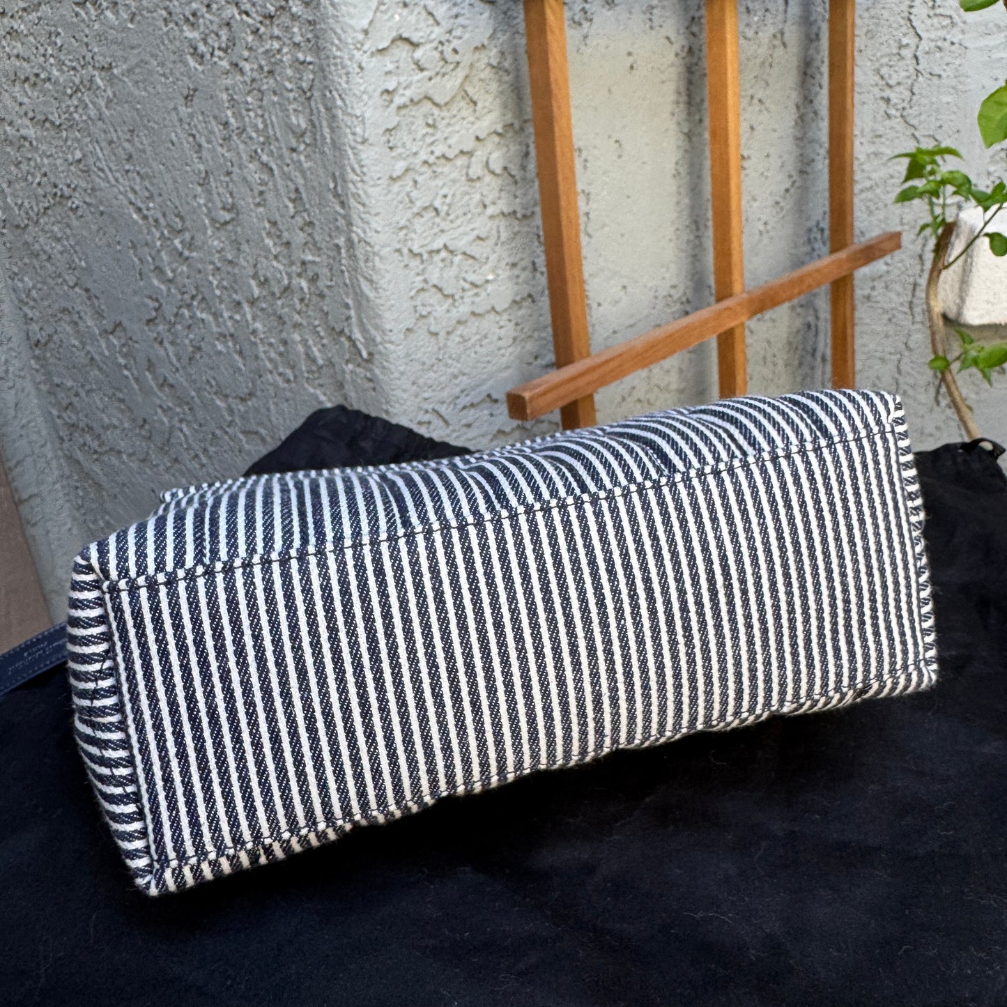 Saint Laurent Small Loulou Striped Chain Crossbody