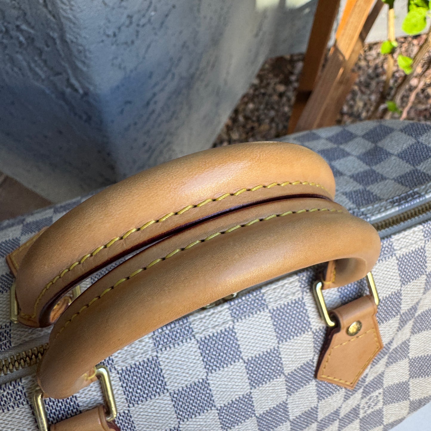 Louis Vuitton Damier Azur Speedy Bandouliere 35