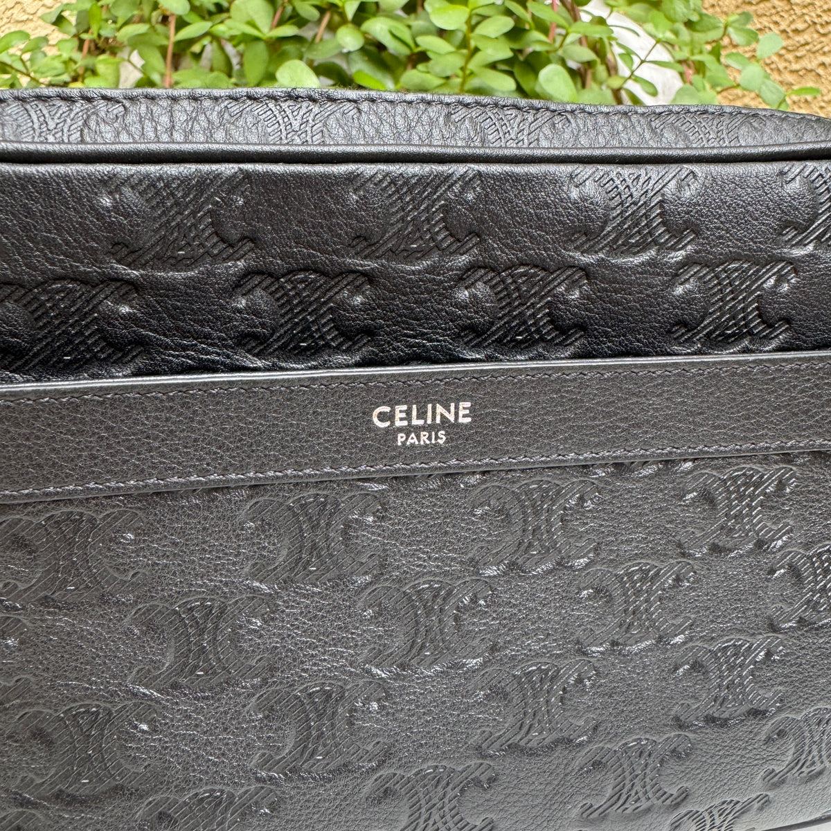 Celine Triomphe Leather Bumbag
