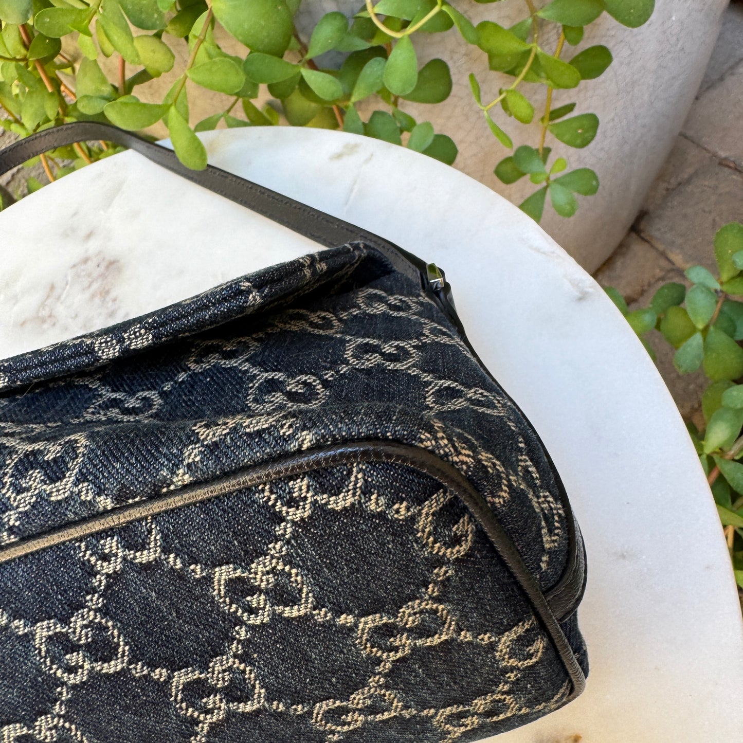 Gucci Madison Medium Denim Shoulder Bag