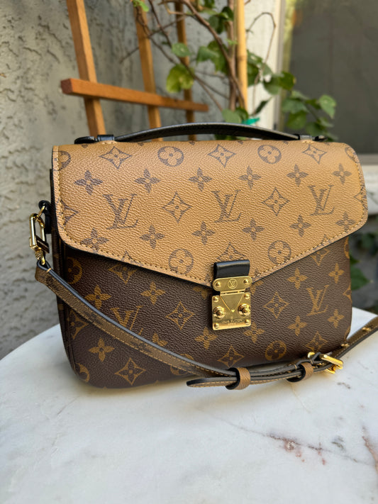 Louis Vuitton Reverse Monogram Pochette Metis Crossbody