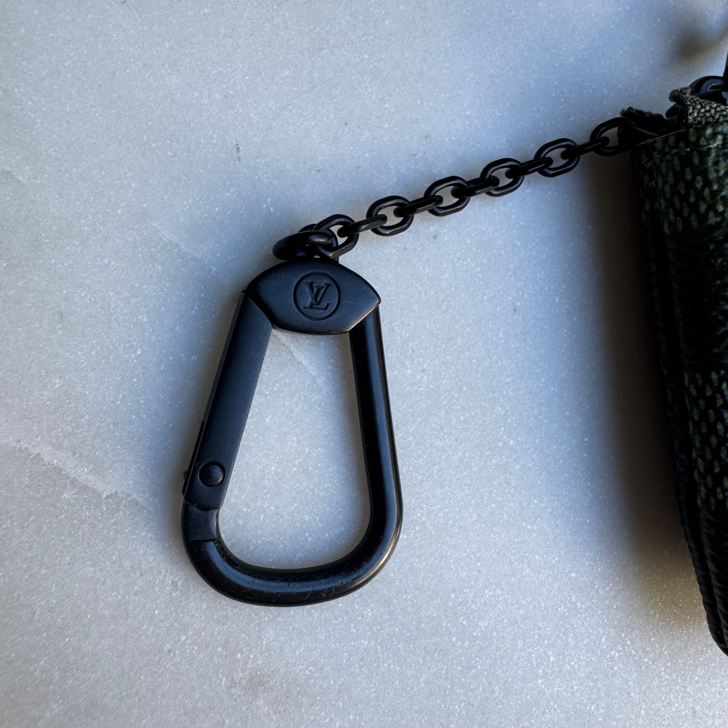 Louis Vuitton Damoflage Studded Pochette Cles Key Pouch