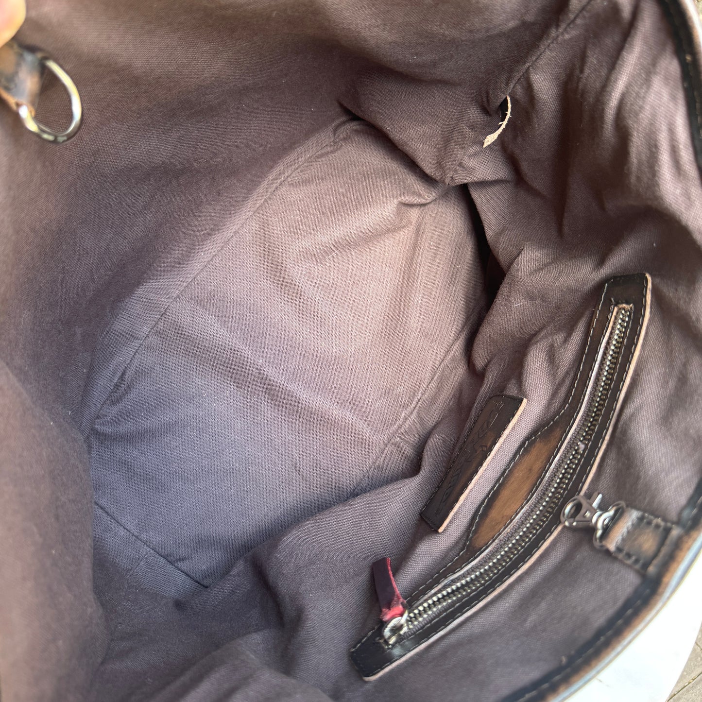 Freebird Embossed Crocodile Leather Mara Tote