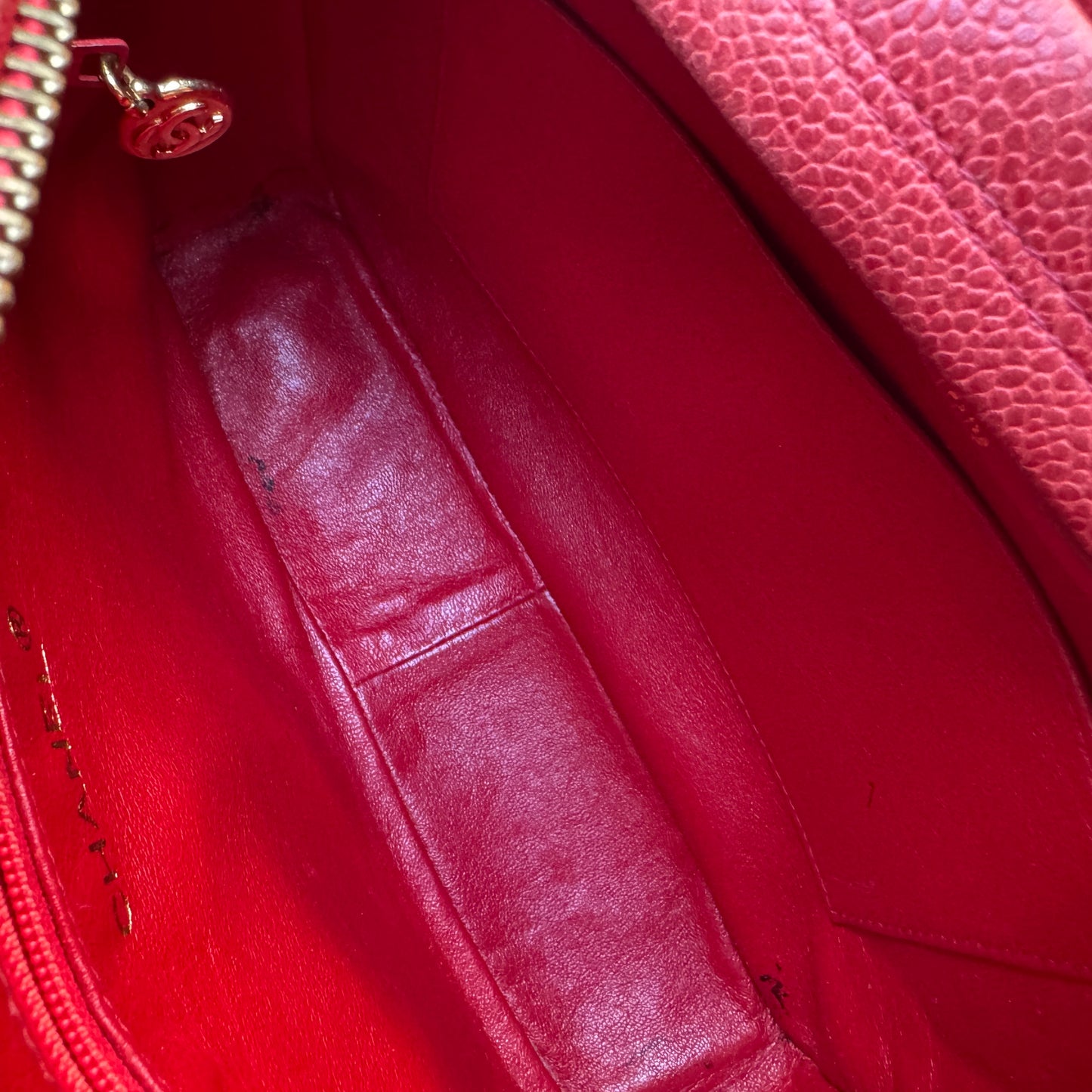 Chanel Caviar Leather Camera CC Vintage Flap Crossbody