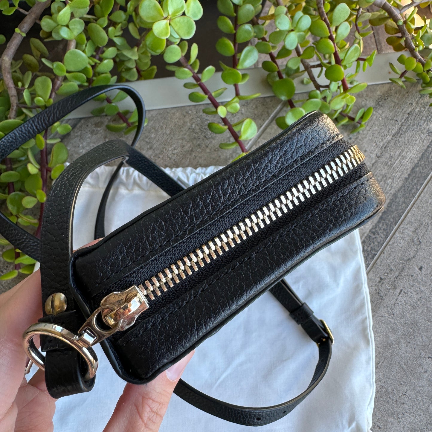 Fauré Le Page Chasse Gardée Wallet on Strap