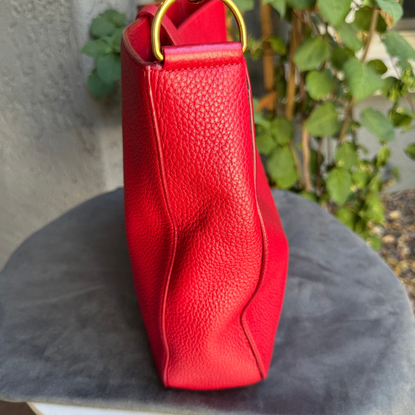 Tom Ford Grained Leather Tara Hobo