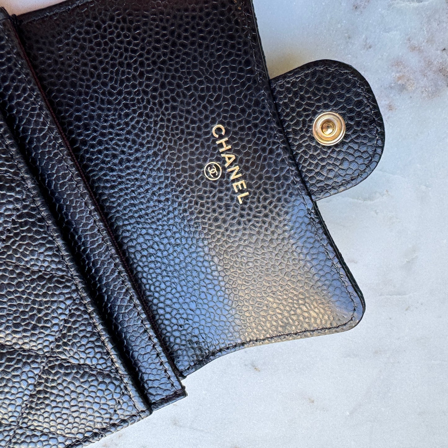 Chanel Caviar Classic Flap Card Holder Wallet