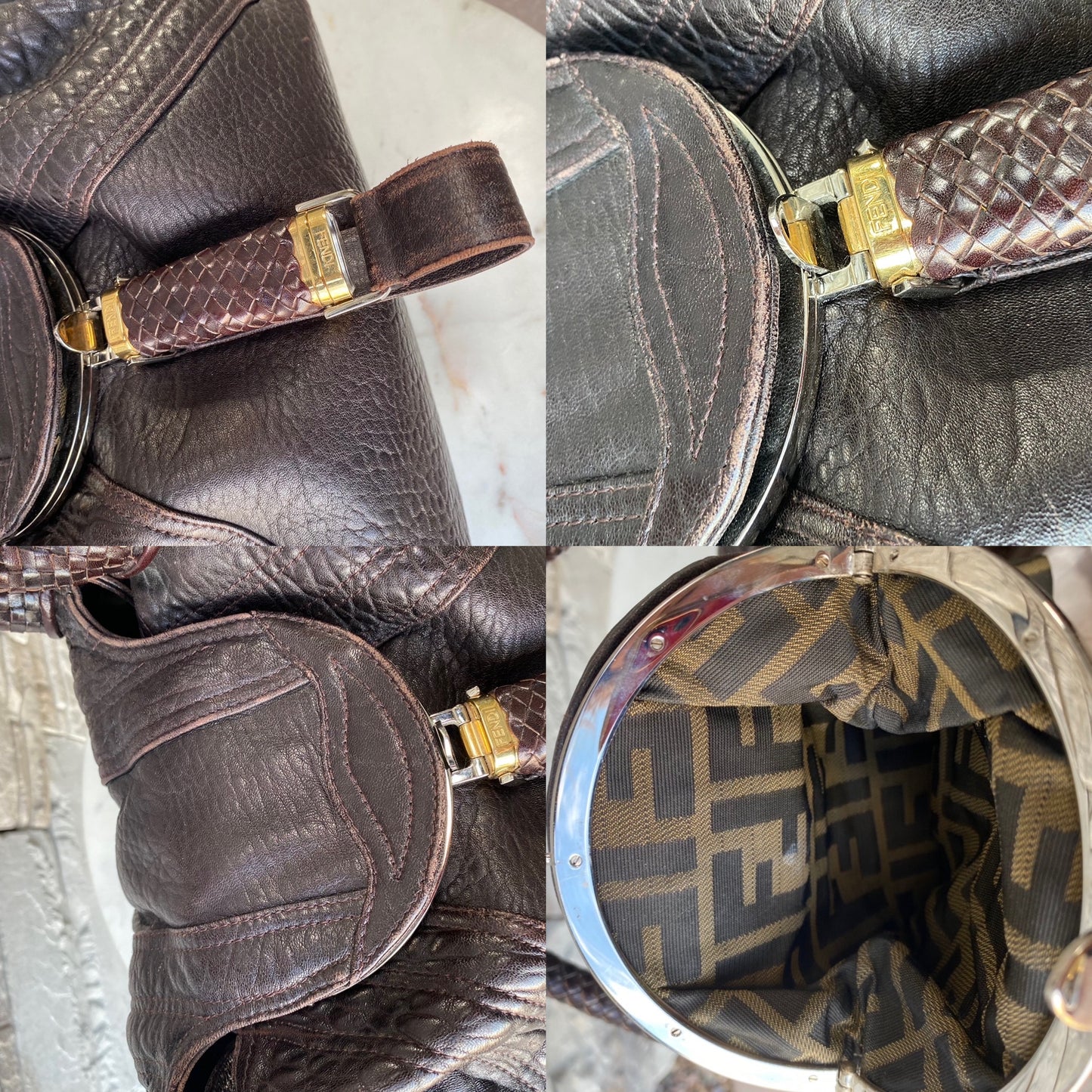 Fendi Leather Spy Bag