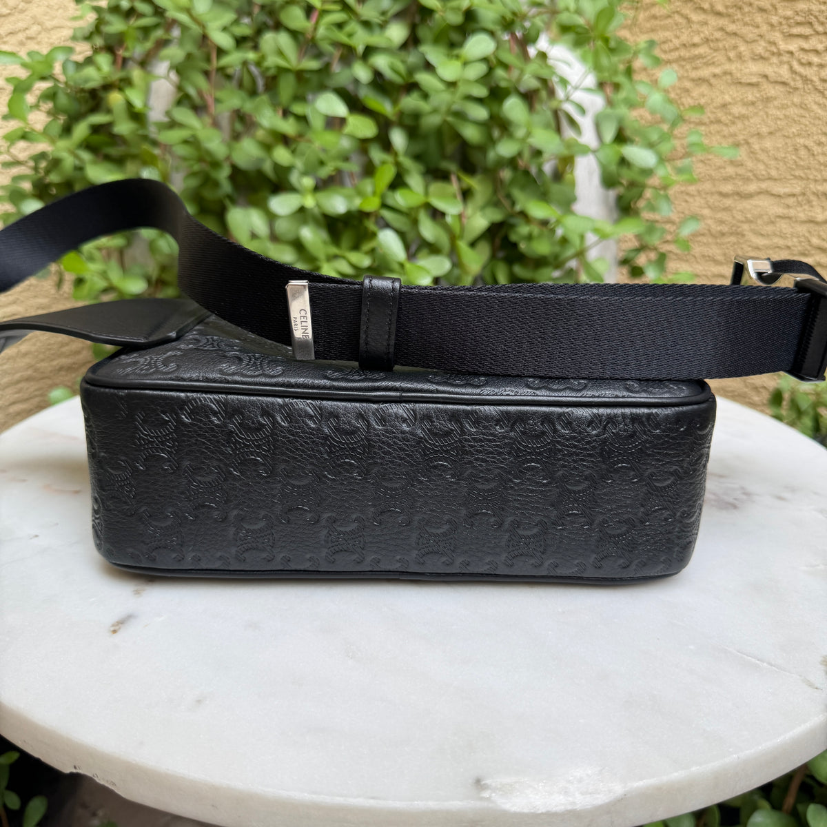 Celine Triomphe Leather Bumbag
