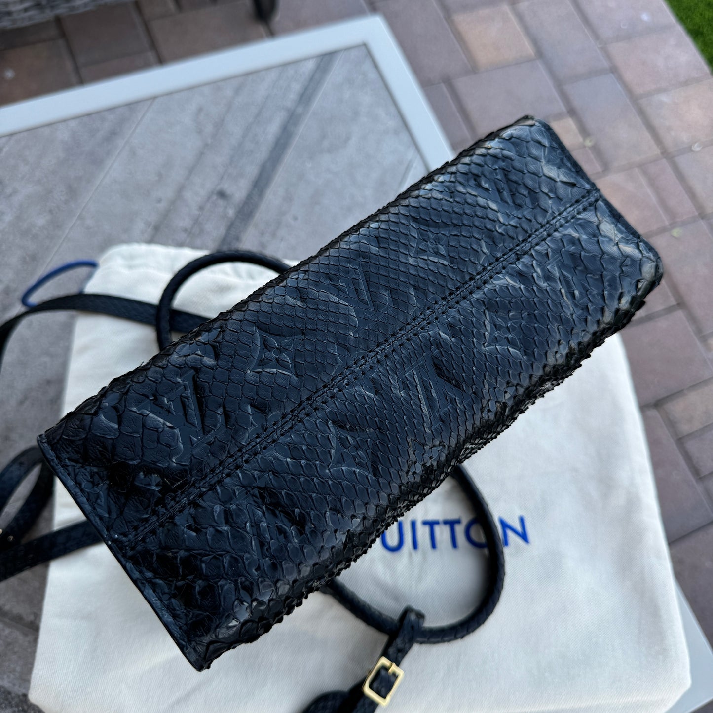 Louis Vuitton Python Onthego PM Crossbody