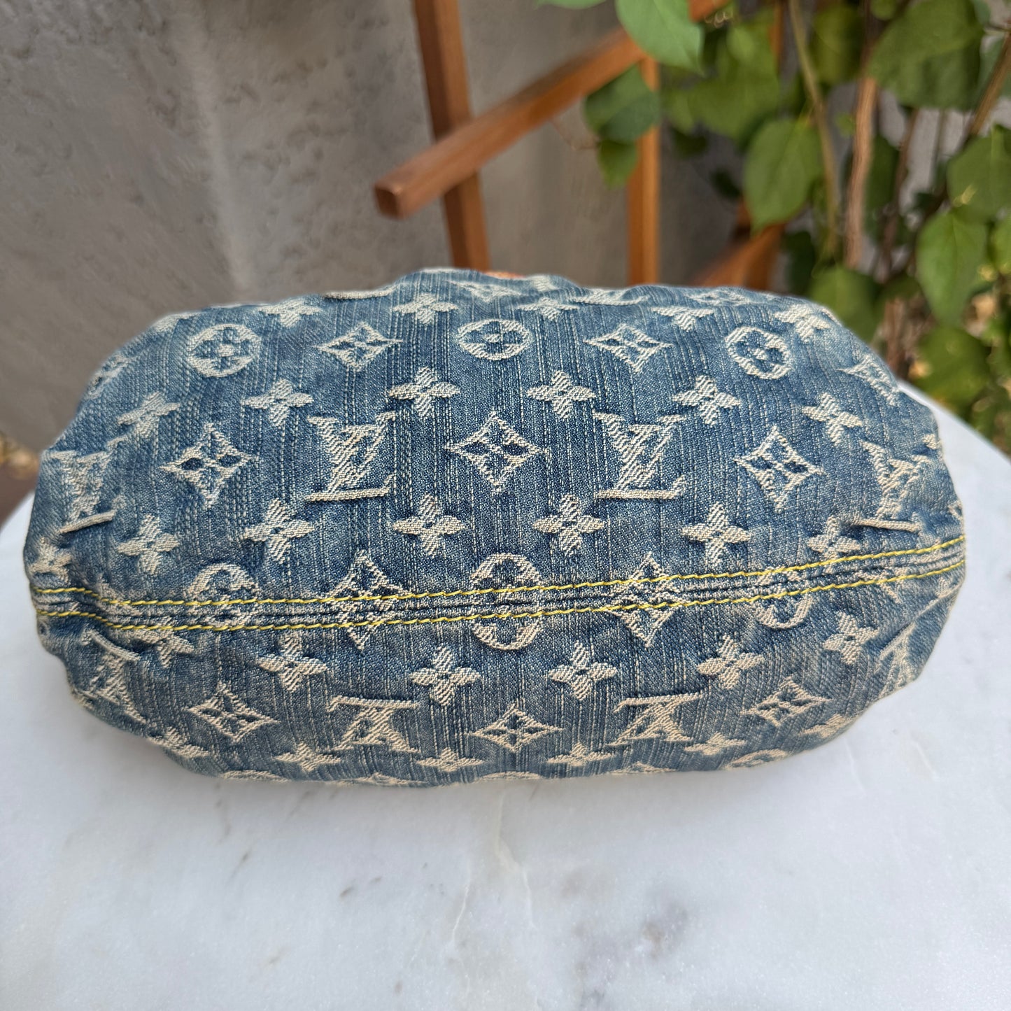 Louis Vuitton Monogram Denim Pleaty Bag