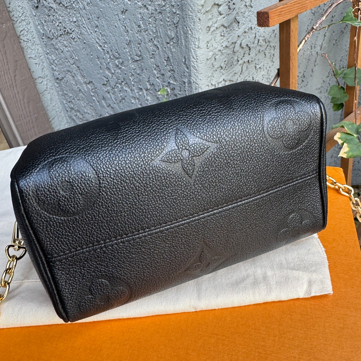 Louis Vuitton Giant Monogram Empreinte Speedy 20 Crossbody