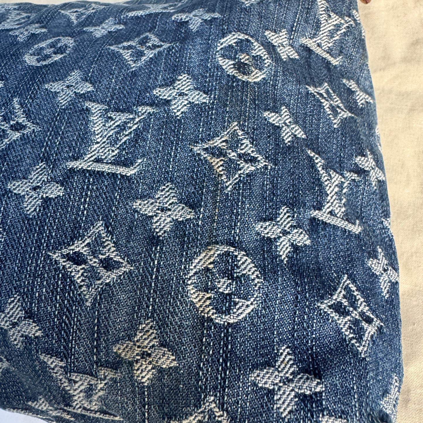 Louis Vuitton Monogram Denim Baggy PM Shoulder Bag