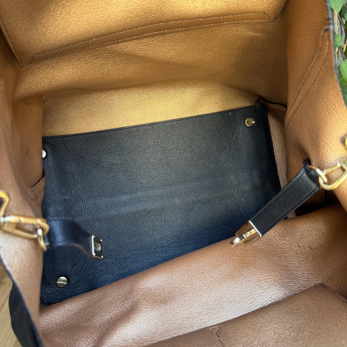 Dior Open Bar Leather Tote