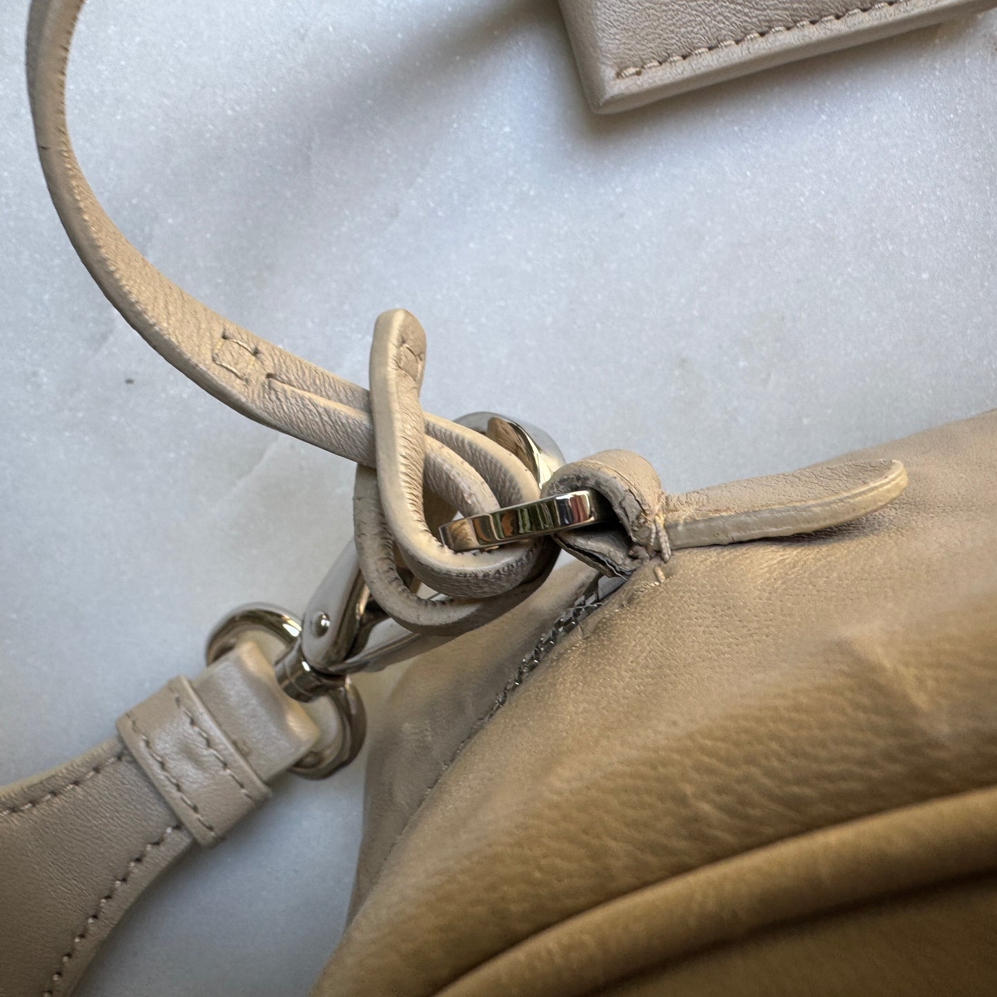 Prada Nappa Antique Leather Multi Pocket Crossbody