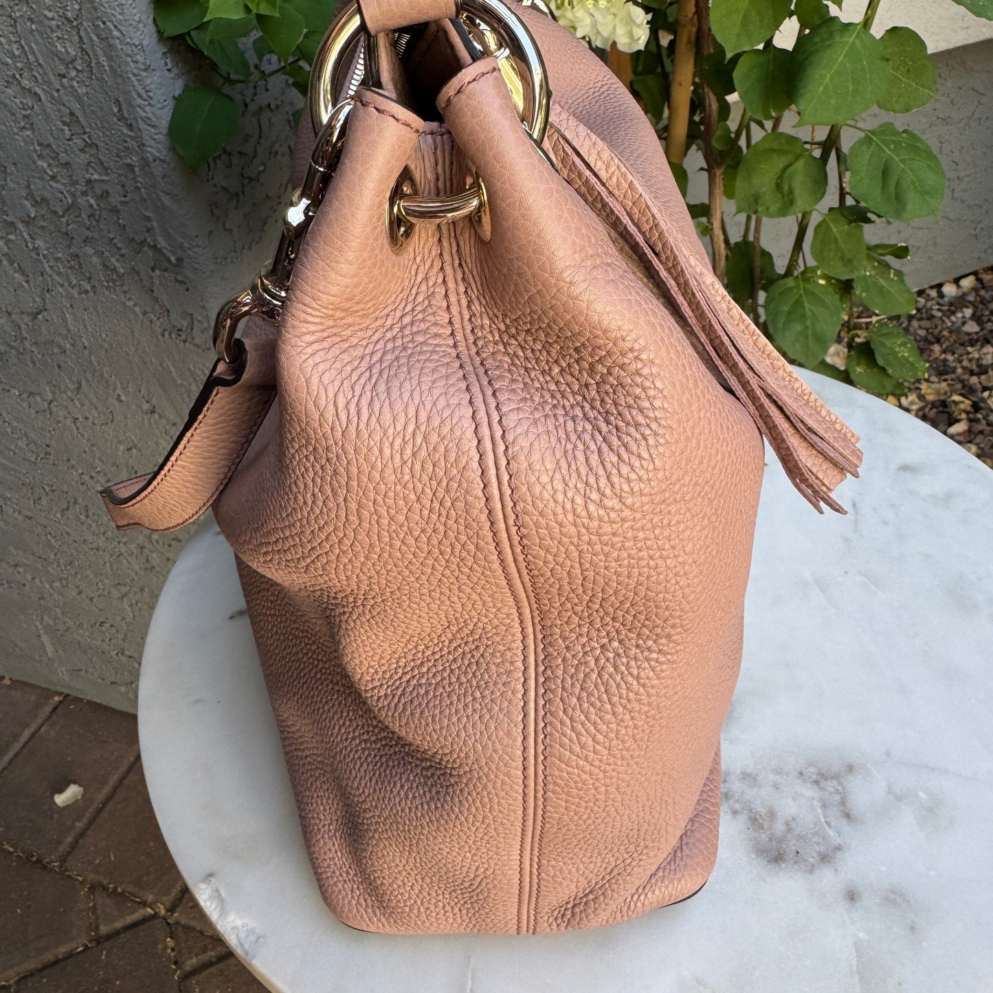Gucci Soho Convertible Large Leather Hobo