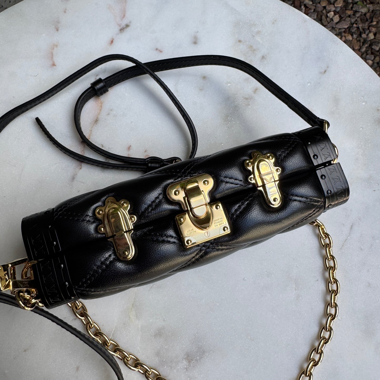 Louis Vuitton Quilted Leather Vanity Case Trunk PM