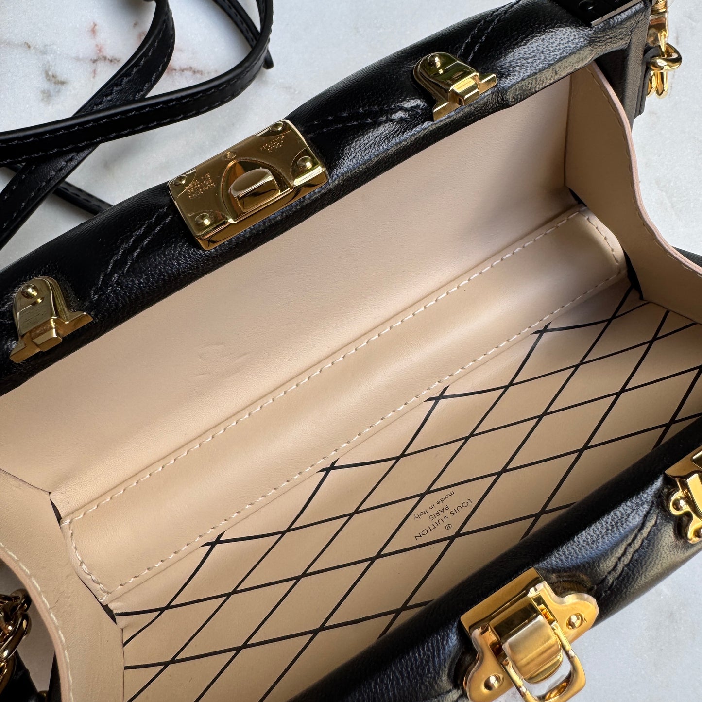 Louis Vuitton Quilted Leather Vanity Case Trunk PM