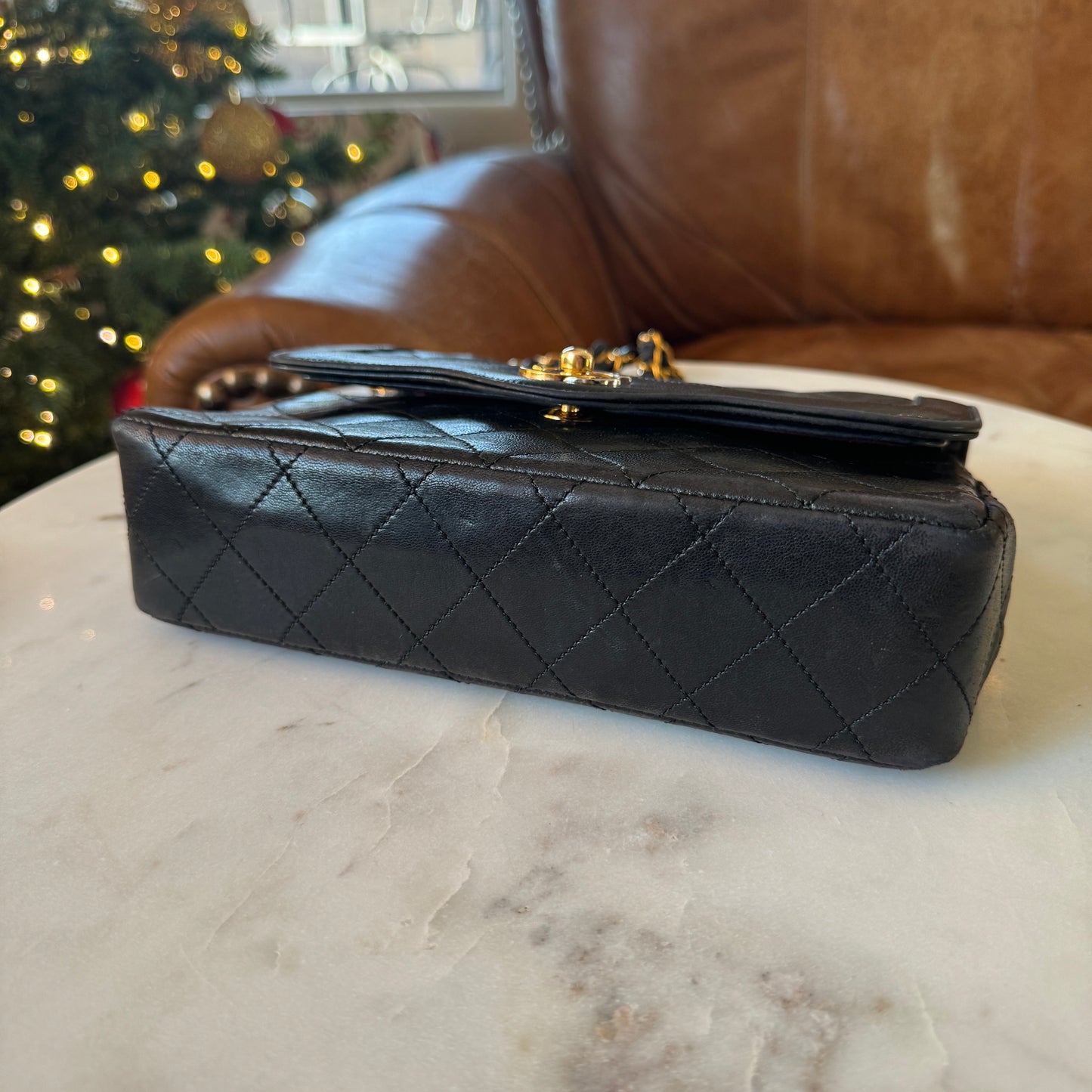 Chanel Vintage Matelasse Double Flap Bag