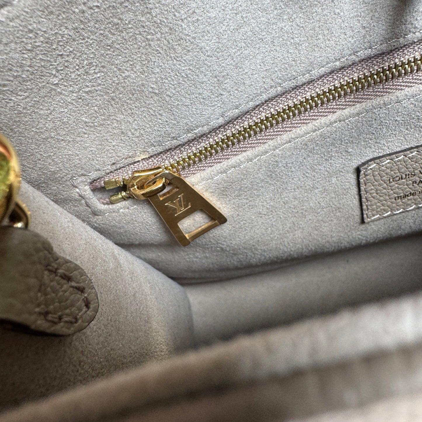 Louis Vuitton OnTheGo PM Bicolor Monogram Empreinte Leather Crossbody