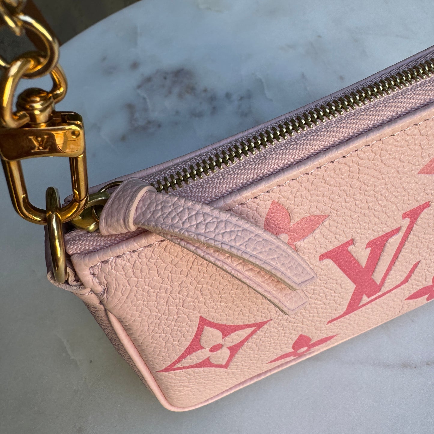 Louis Vuitton By The Pool Monogram Empreinte Giant Mini Pochette Accessoires