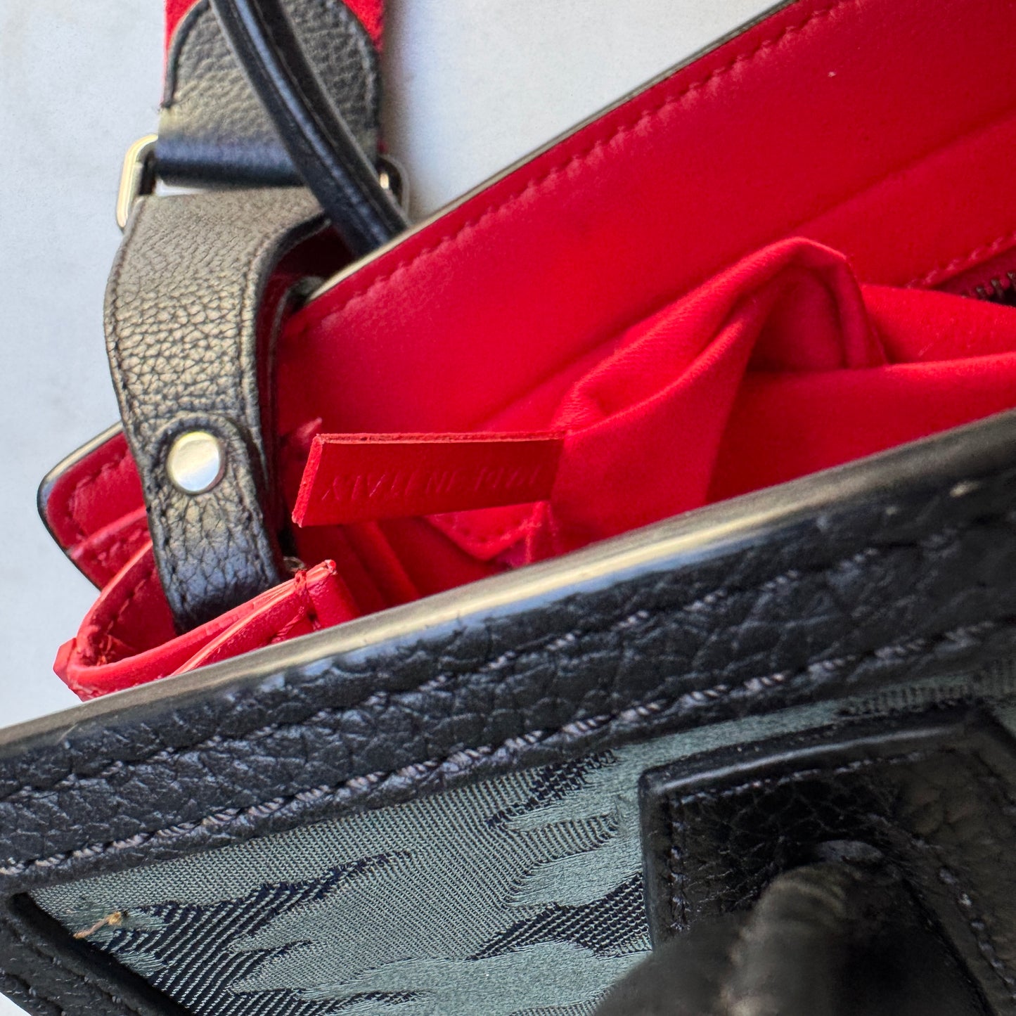 Christian Louboutin Jacquard Calfskin Camoloubi Mini Paloma Crossbody