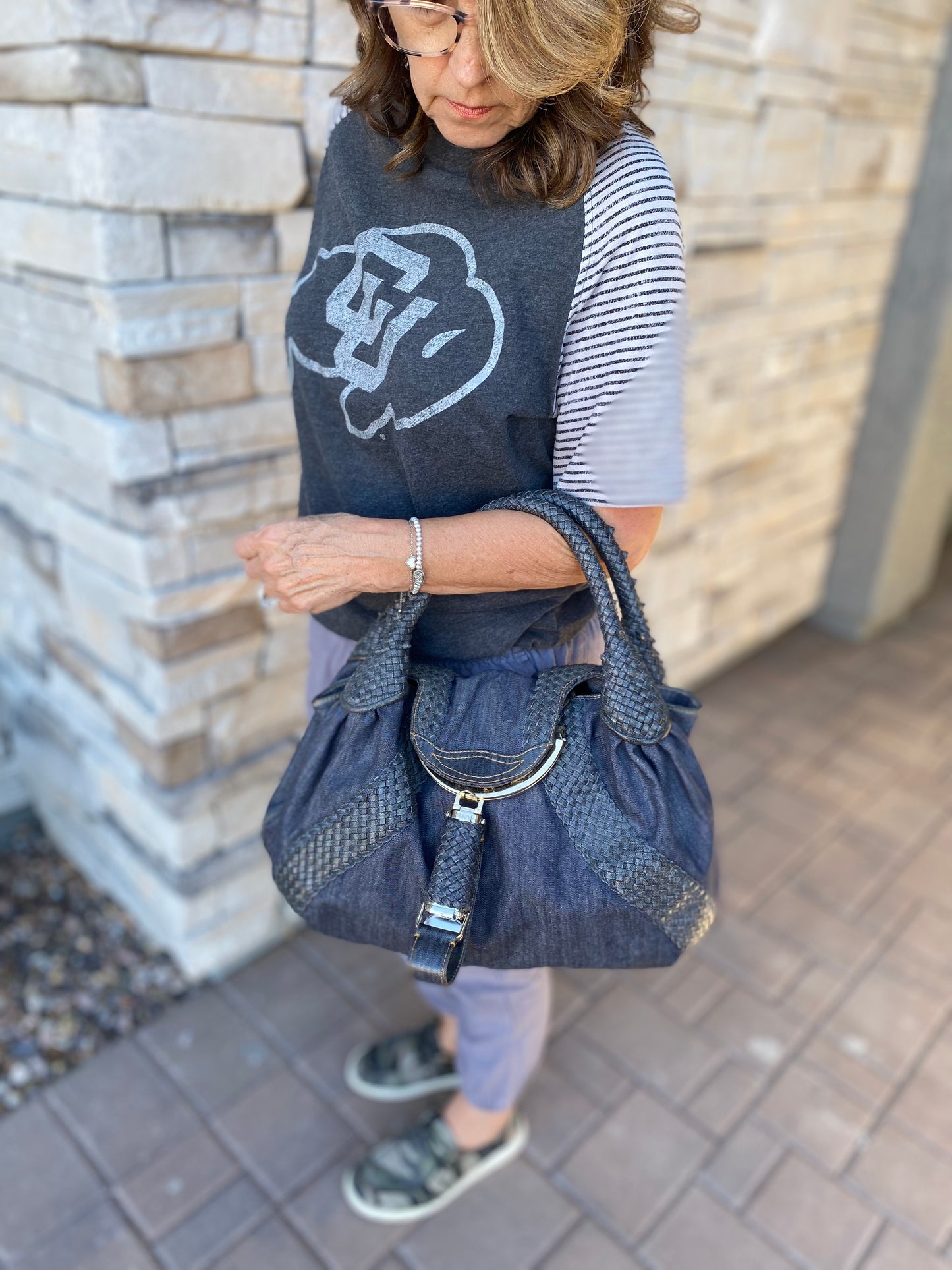 Fendi Denim Spy Bag