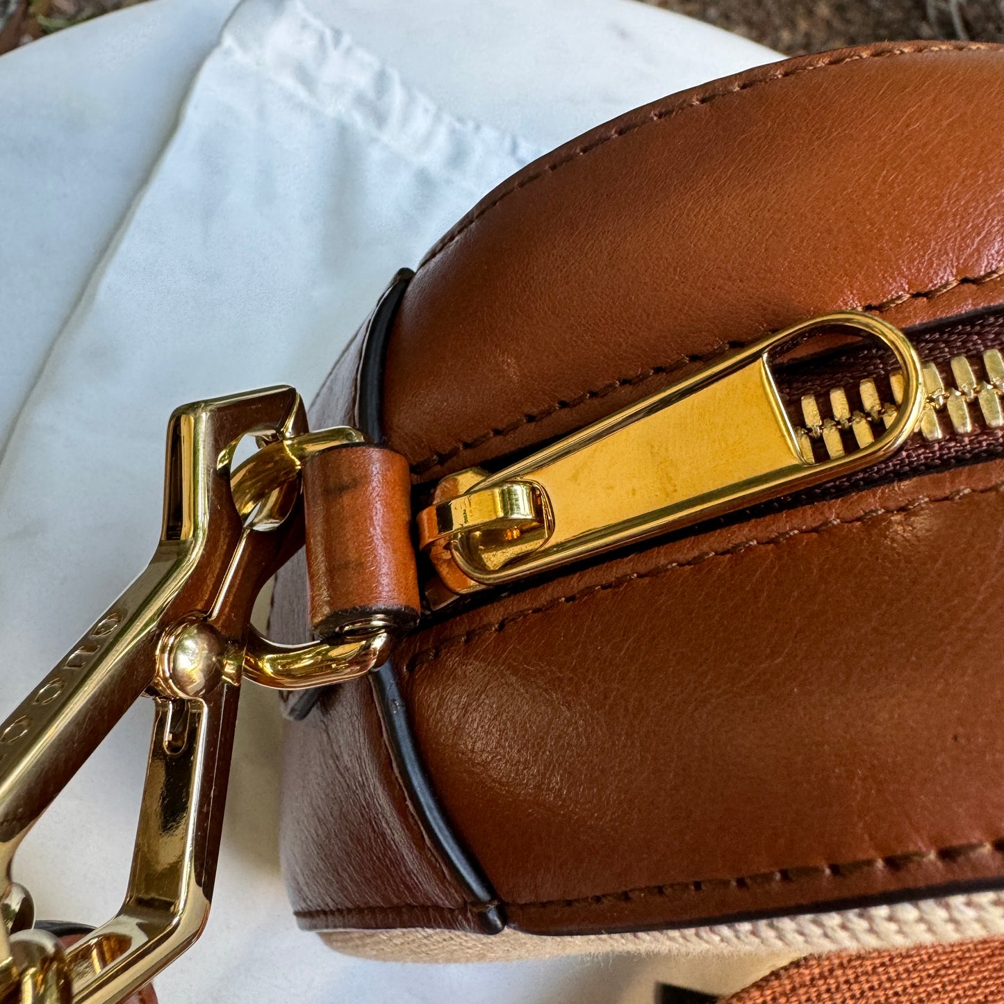 Gucci GG Vintage Canvas Crossbody