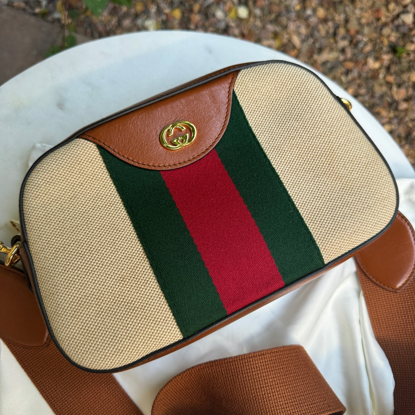 Gucci GG Vintage Canvas Crossbody