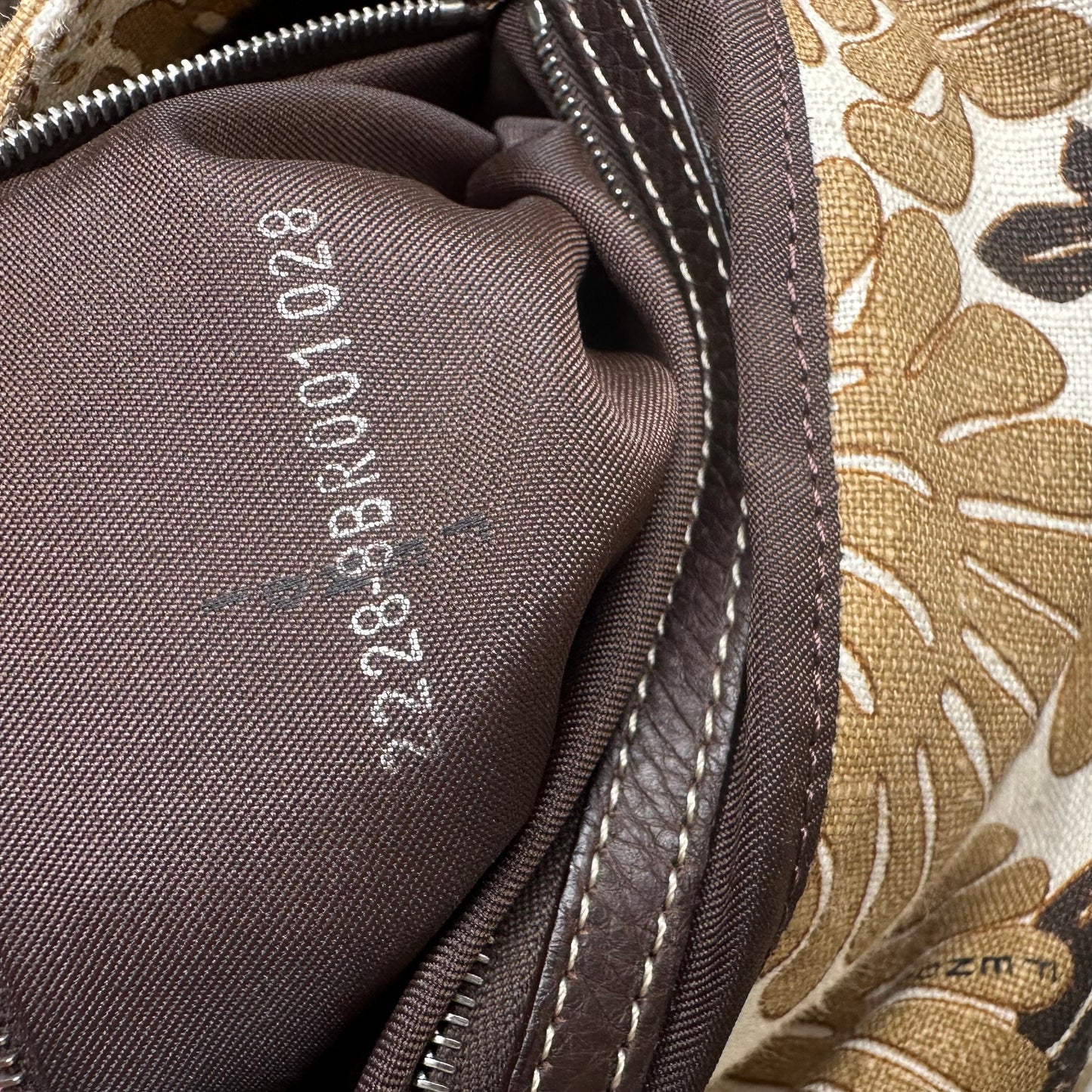 Fendi Floral Mama Baguette Shoulder Bag