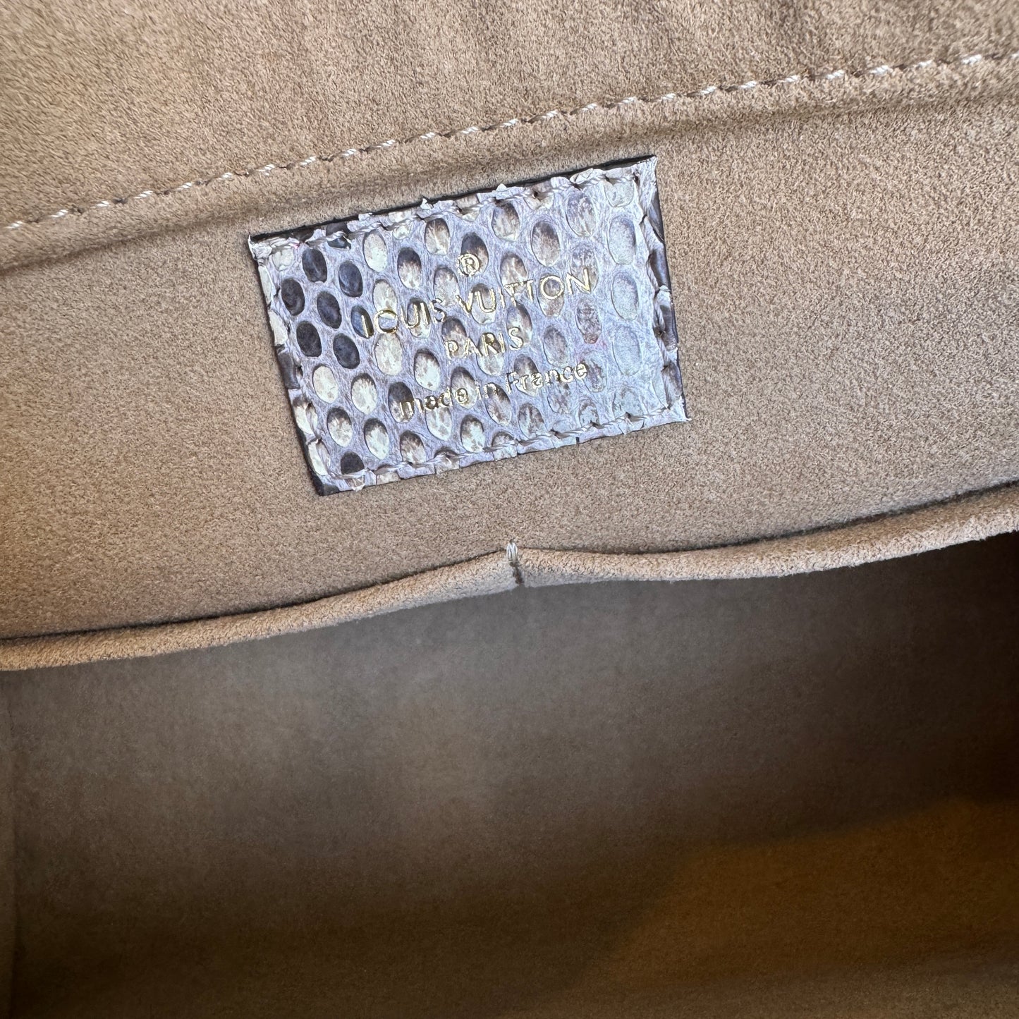 Louis Vuitton Monogram Empreinte Python Sully PM