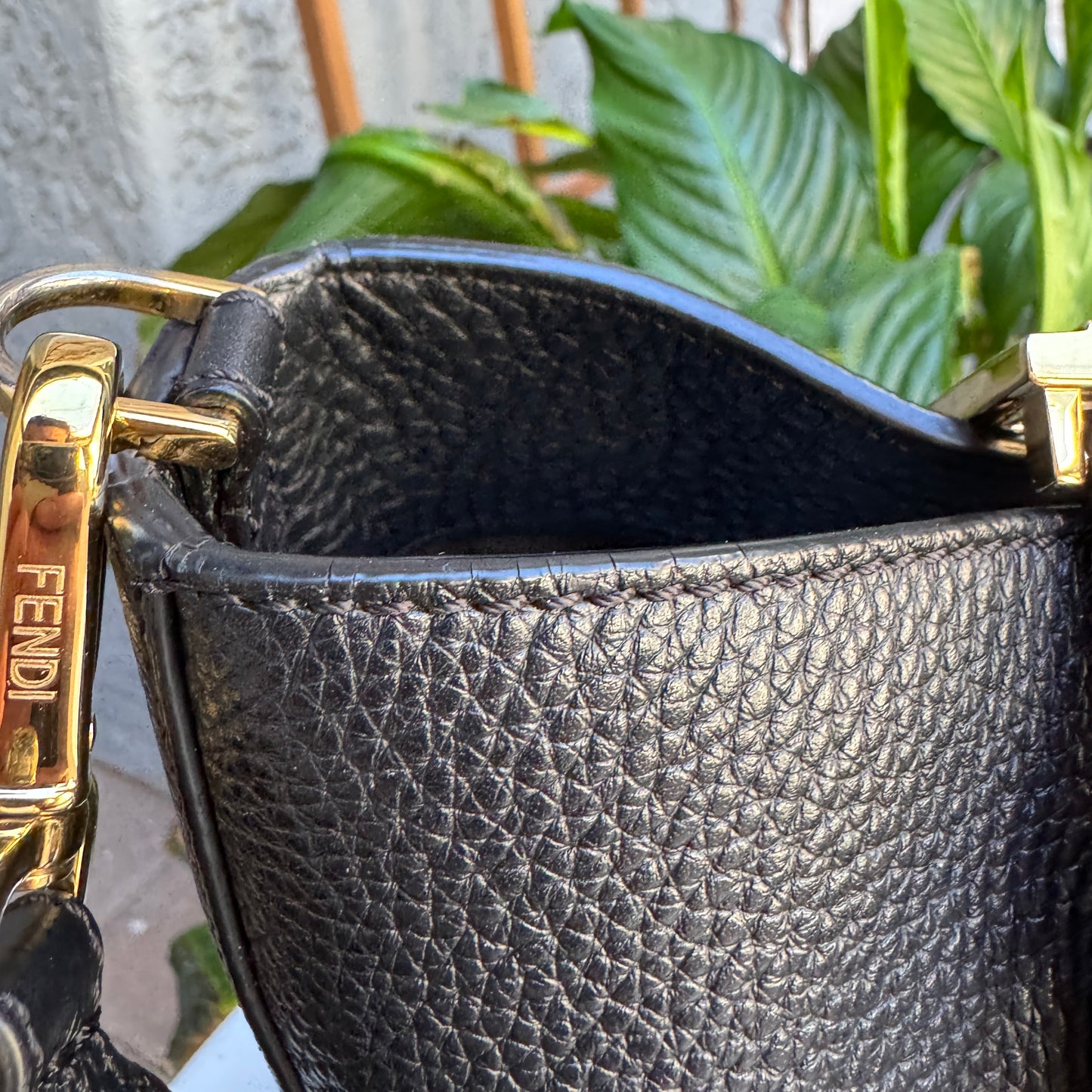 Fendi Vitello Glacier Small FF Tote