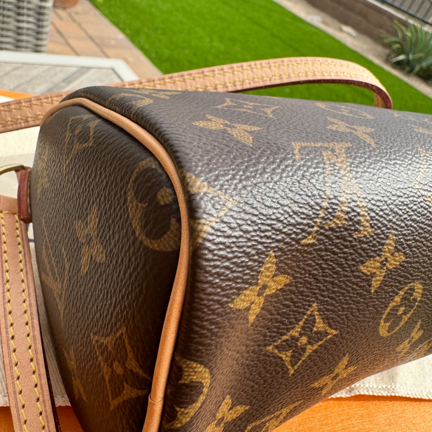 Louis Vuitton Monogram Nano Speedy Bandouliere