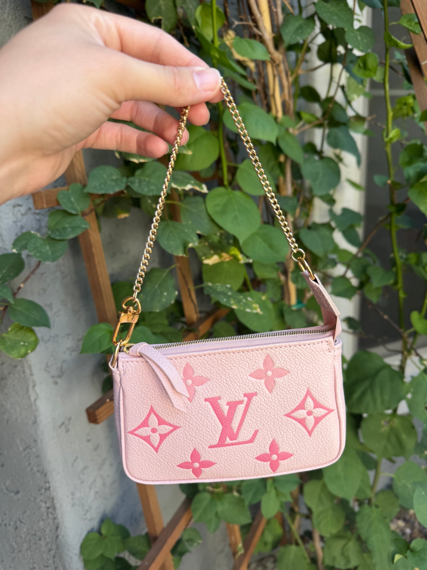 Louis Vuitton By The Pool Monogram Empreinte Giant Mini Pochette Accessoires