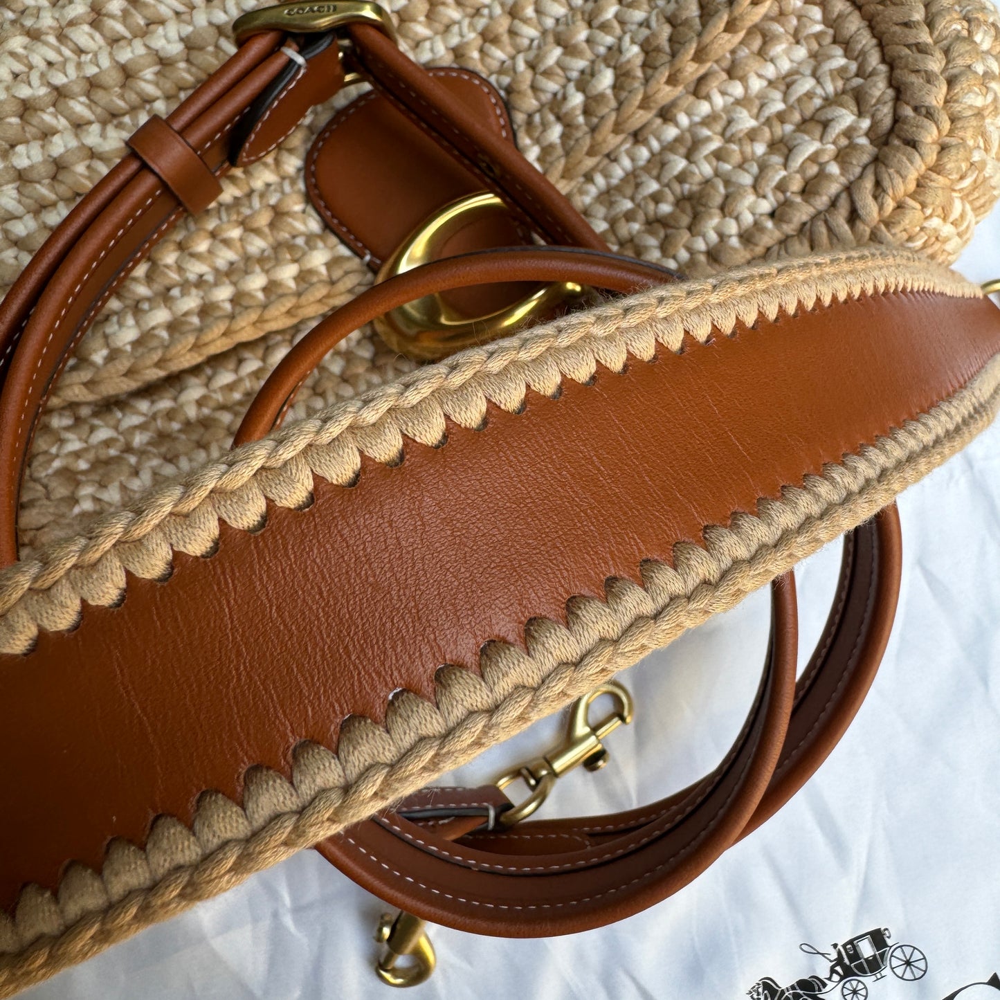 Coach Crochet Soft Tabby Shoulder Bag