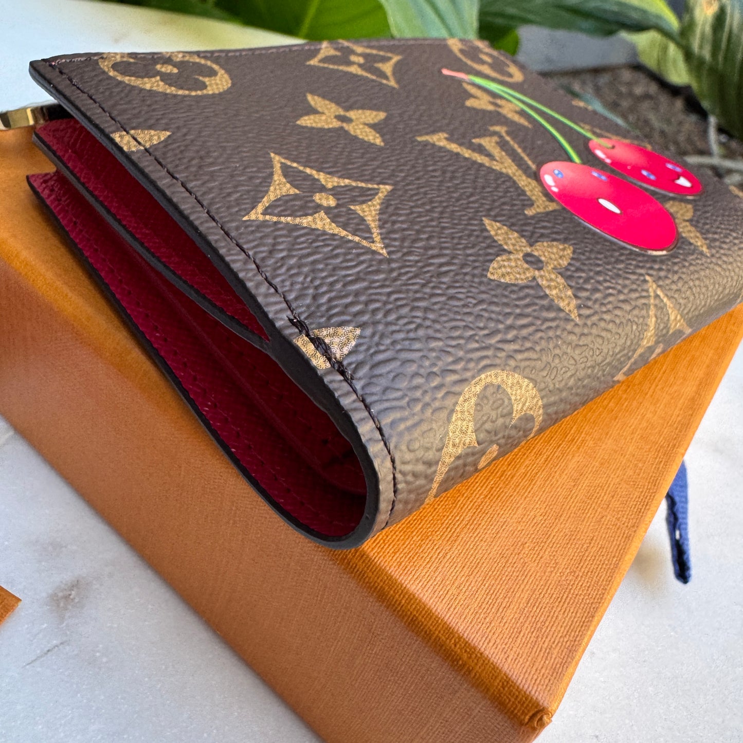 Louis Vuitton x Takashi Murakami Monogram Cerises Lisa Wallet