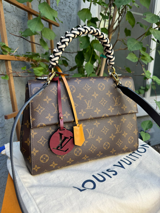 Louis Vuitton Monogram Braided Cluny MM