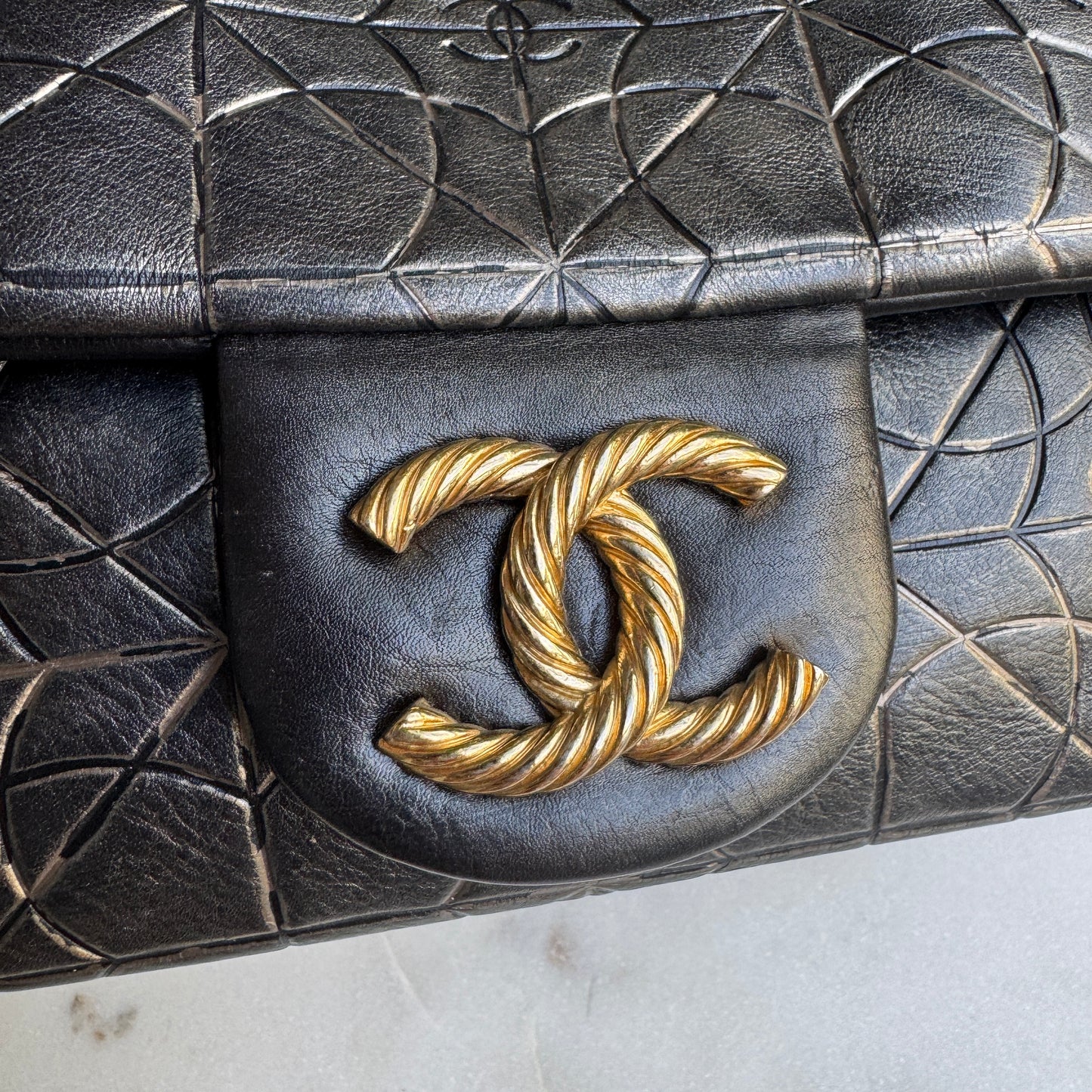 Chanel Calfskin Quilted Paris-Moscou Moujik Single Flap Bag