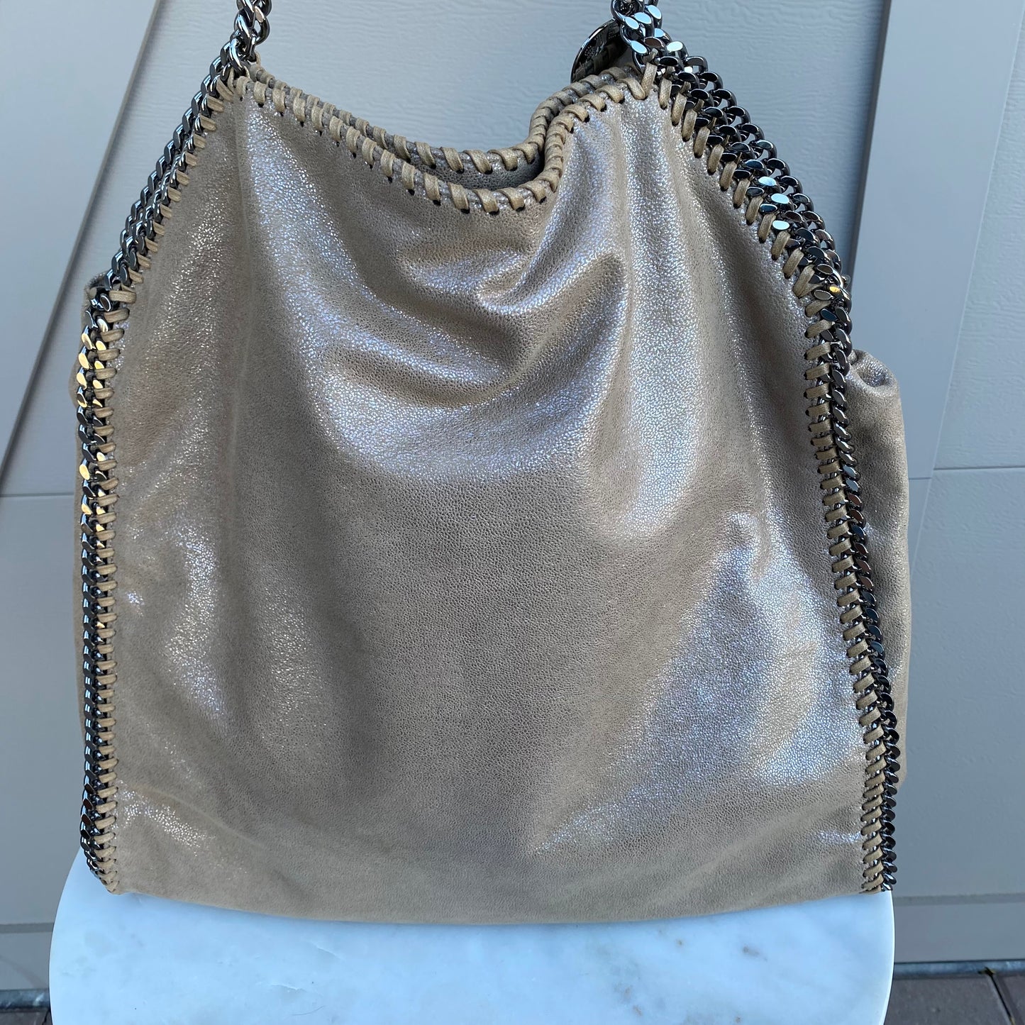 Stella McCartney Shaggy Deer Large Falabella with Pouch