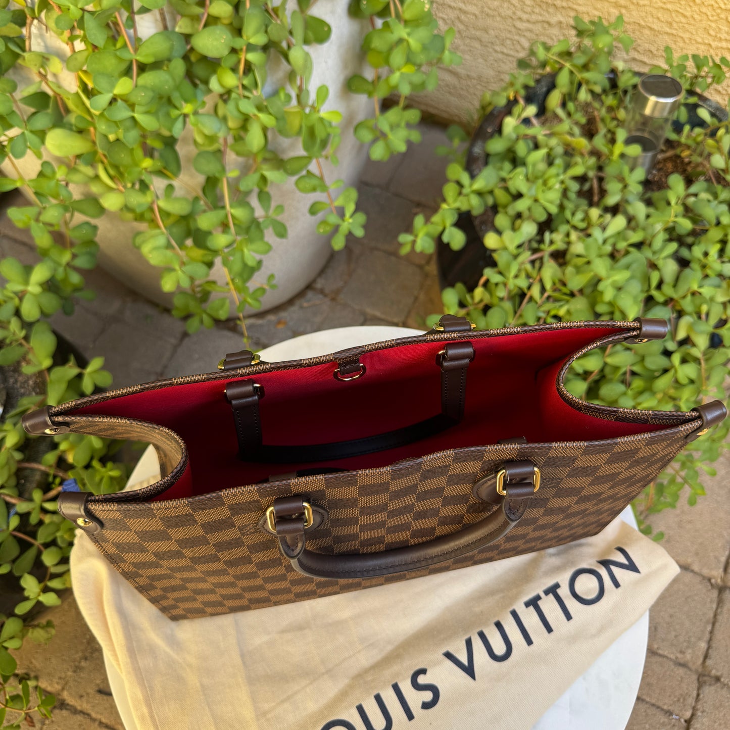 Louis Vuitton Damier Ebene OnTheGo MM
