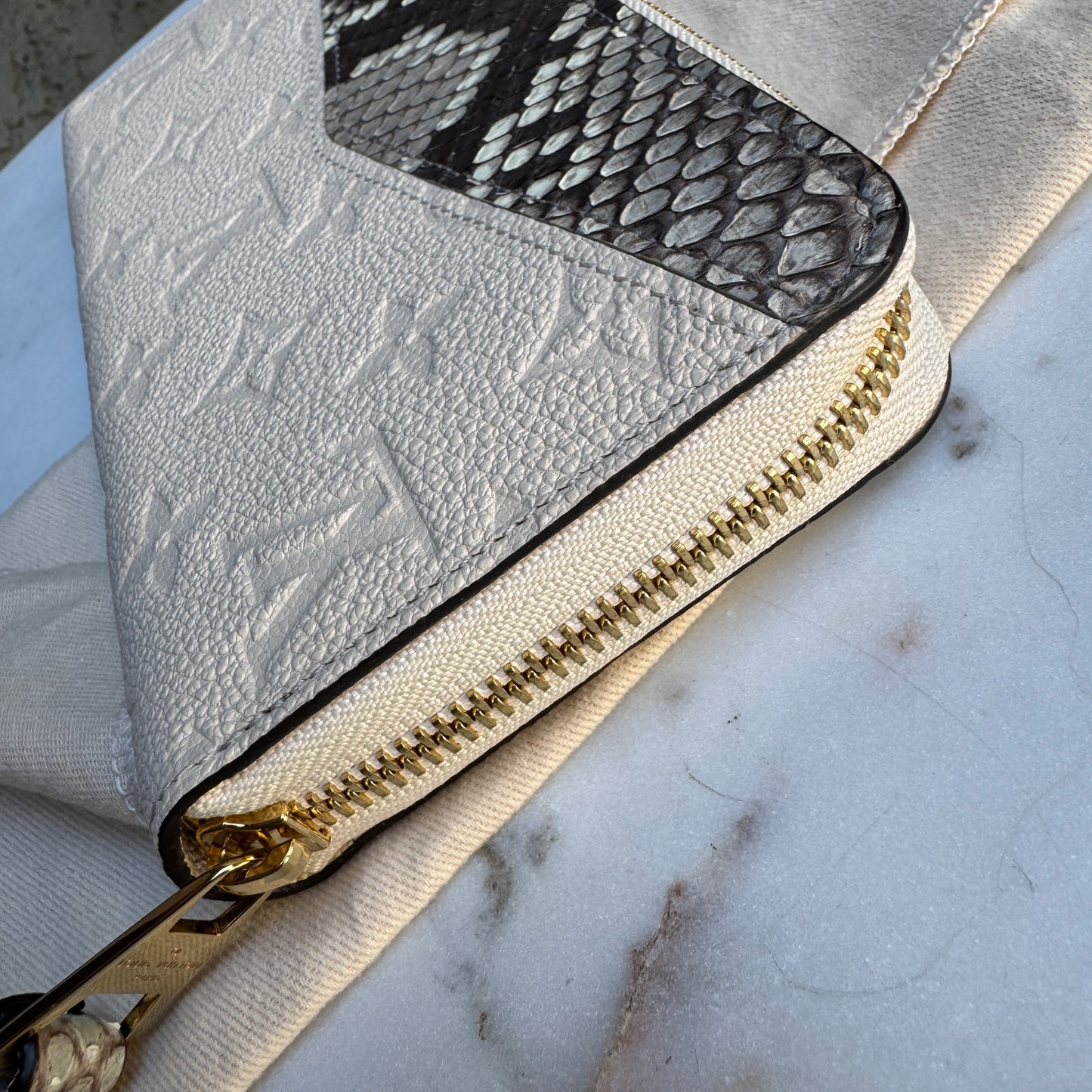 Louis Vuitton Python Empreinte Zippy Wallet
