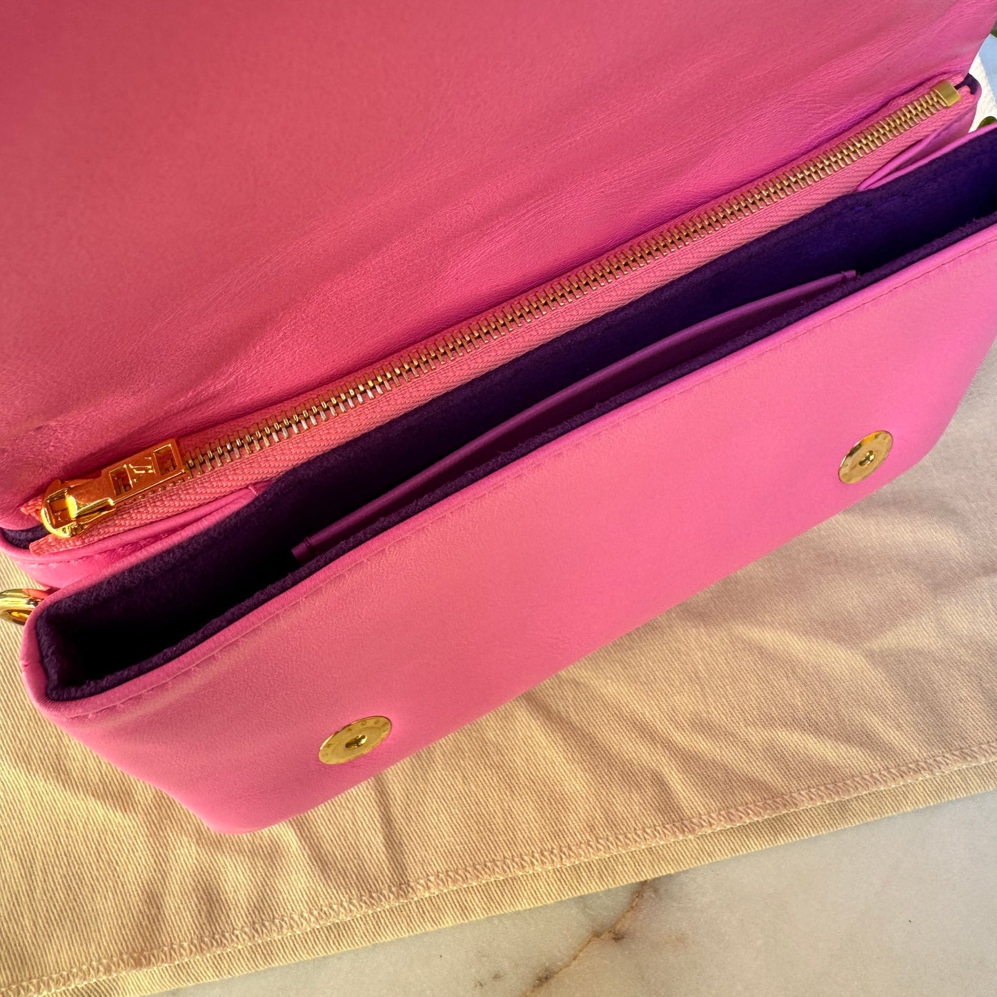 Louis Vuitton Monogram Lambskin Vuittamins Pochette Coussin