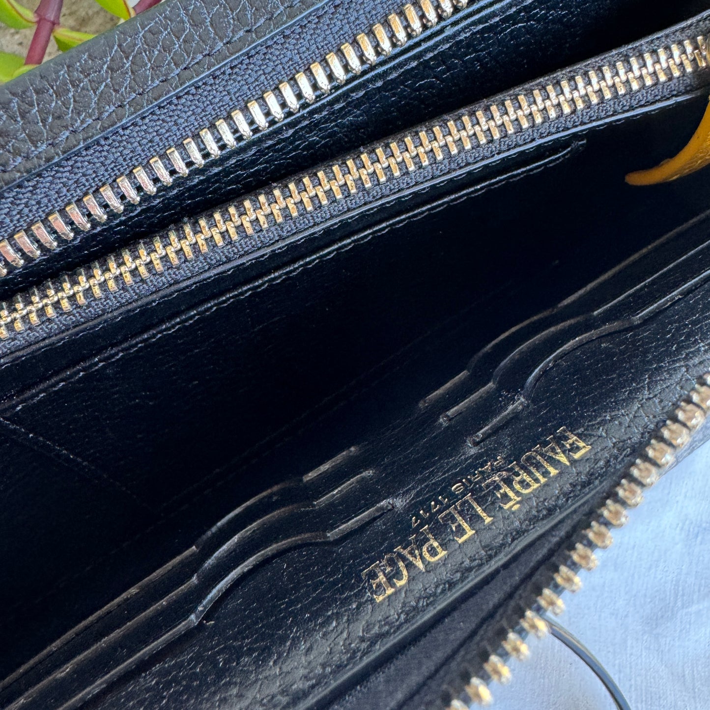 Fauré Le Page Chasse Gardée Wallet on Strap