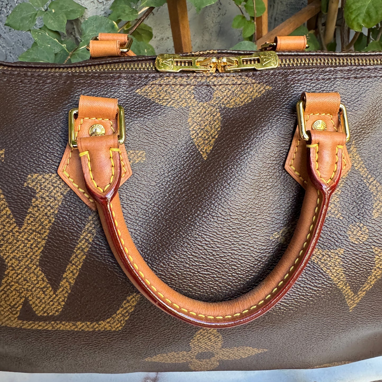 Louis Vuitton Reverse Giant Monogram Speedy Bandouliere 30