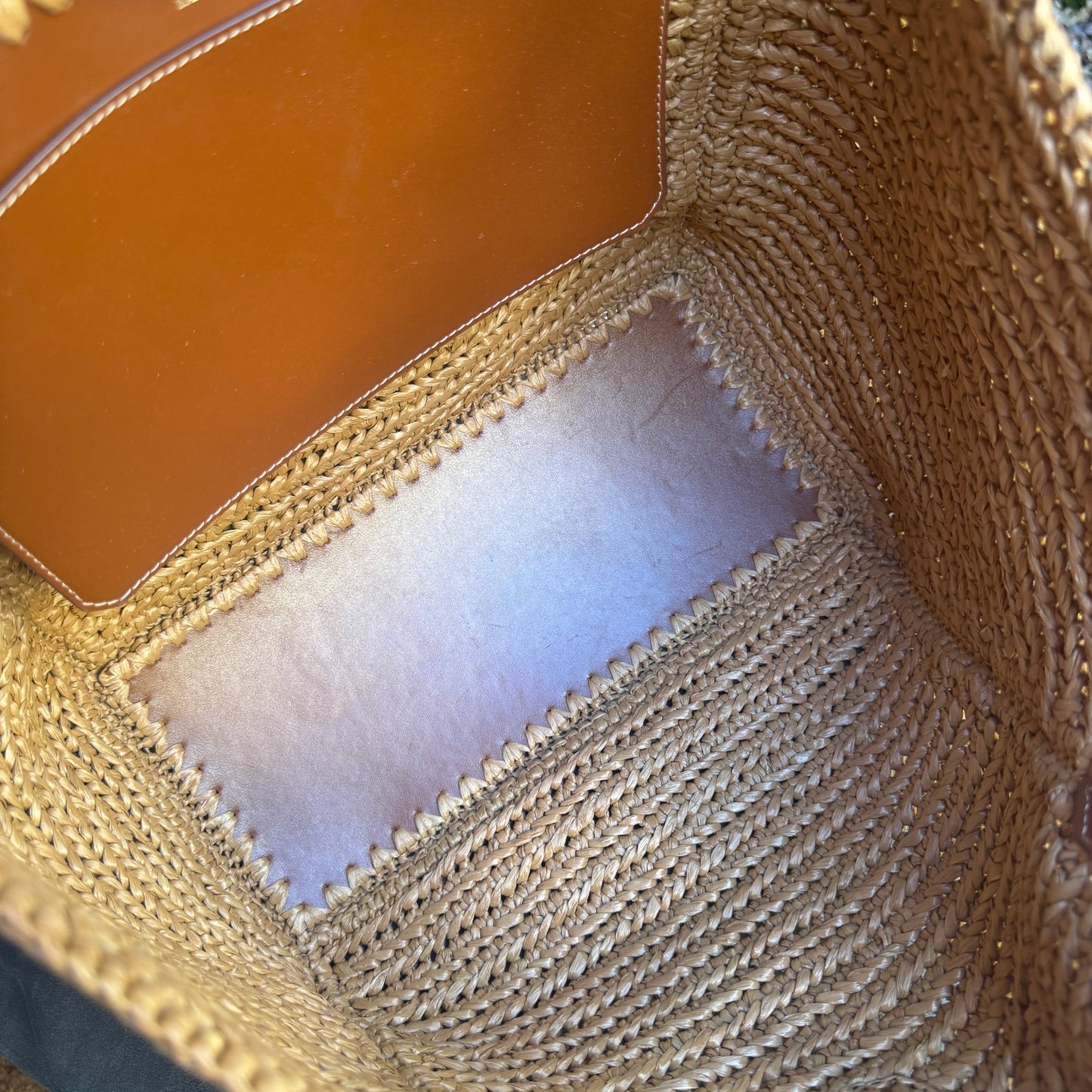 Tom Ford Raffia Medium Tara Tote