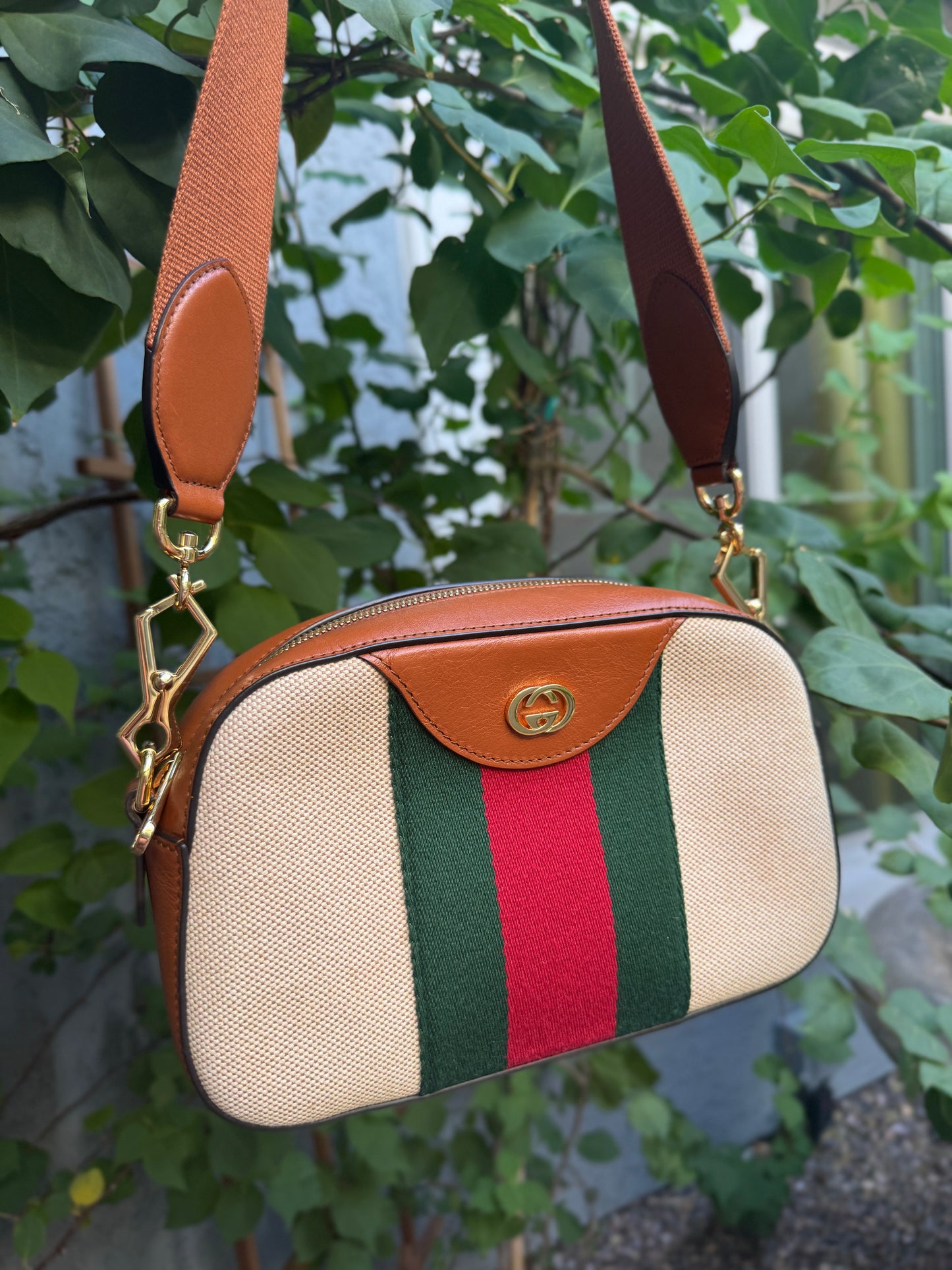 Gucci GG Vintage Canvas Crossbody