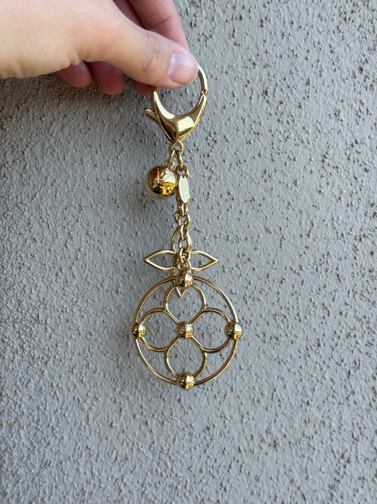 Louis Vuitton Bloomy Gold Bag Charm