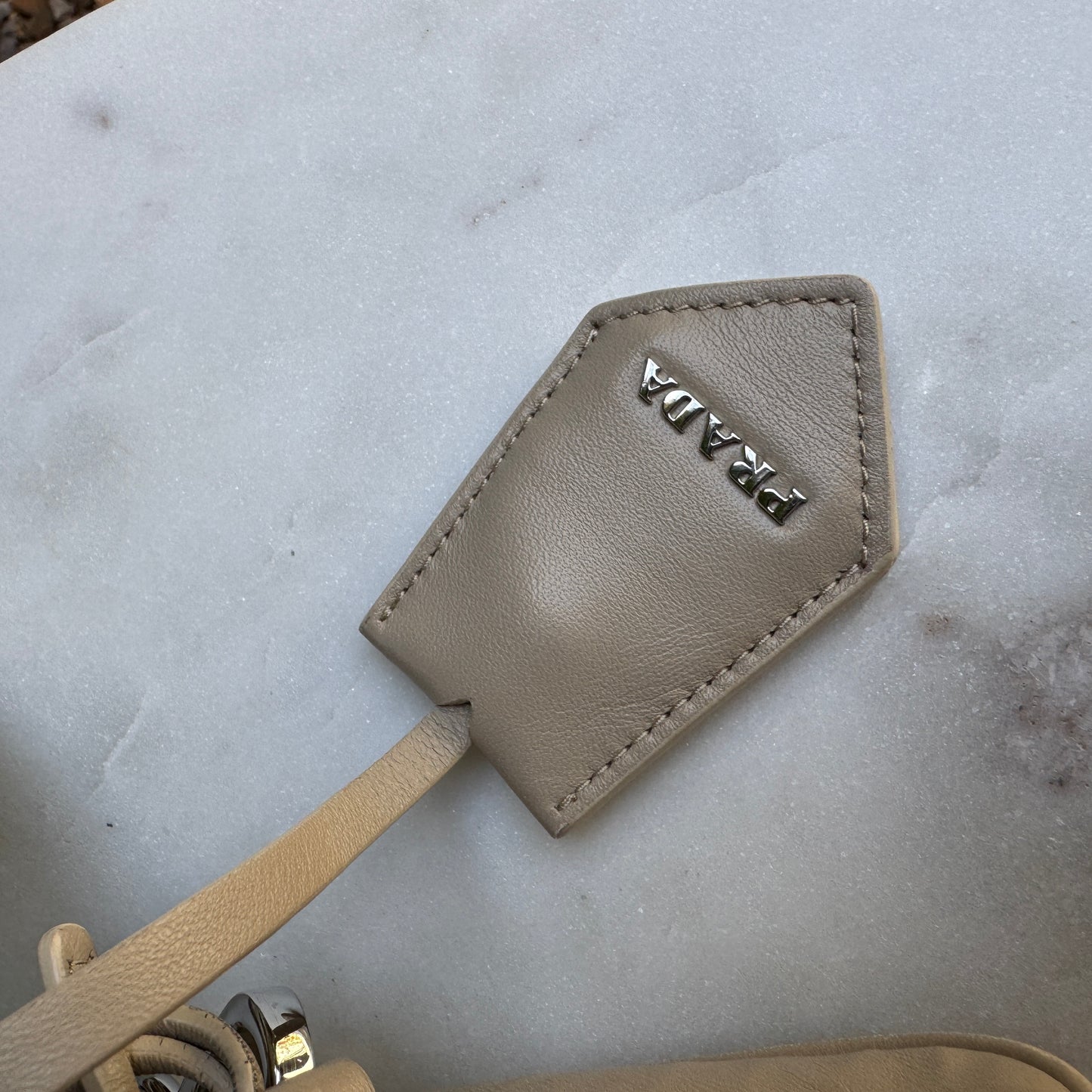 Prada Nappa Antique Leather Multi Pocket Crossbody