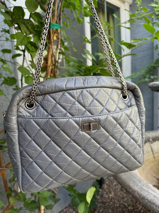 Chanel Quilted Aged Calfskin Large Reissue Camera Bag